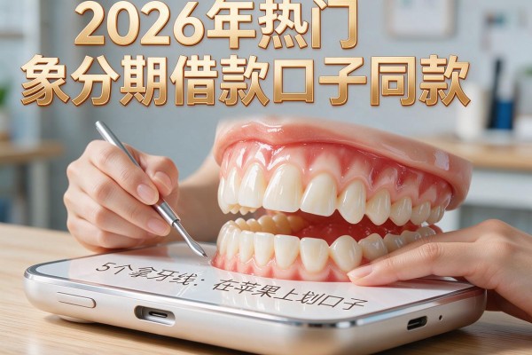 2026年热门象分期借款口子同款,详细阐述5个拿牙线在苹果上划口子