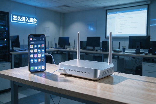 手机连上路由器后怎么进入后台