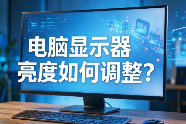电脑显示器亮度如何调整？
