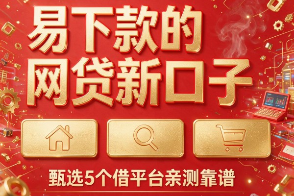 易下款的网贷新口子,甄选5个借贷平台亲测靠谱