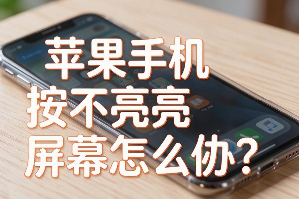 苹果手机按不亮屏幕怎么办?