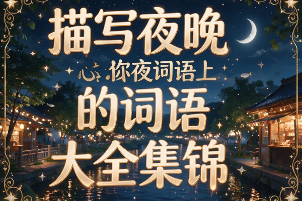 描写夜晚的词语大全集锦