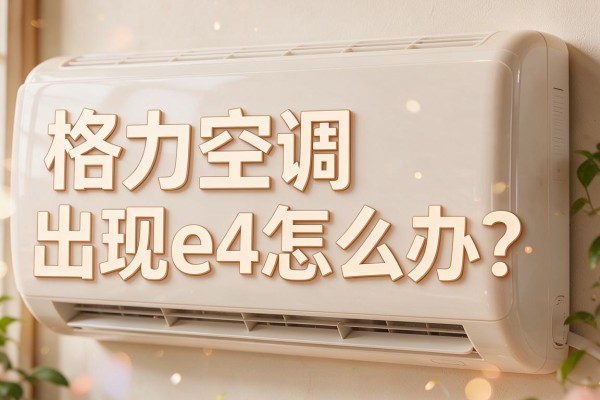 格力空调出现e4怎么办？