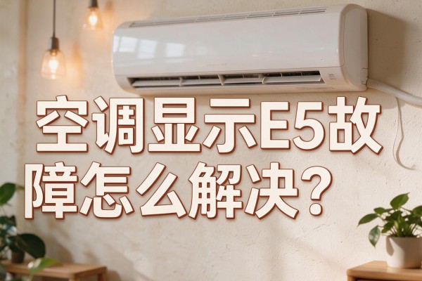空调显示E5故障怎么解决?