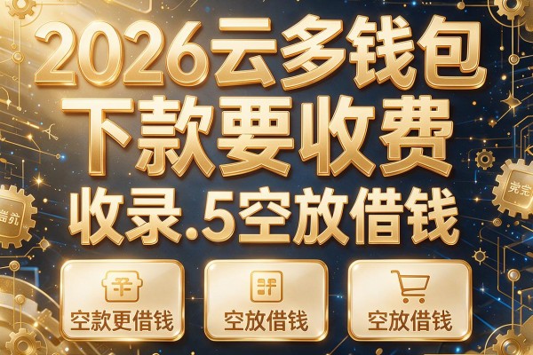 2026云多钱包下款要收费,收录5个空放借钱