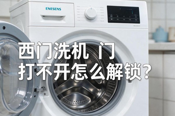 西门子洗衣机门打不开怎么解锁?