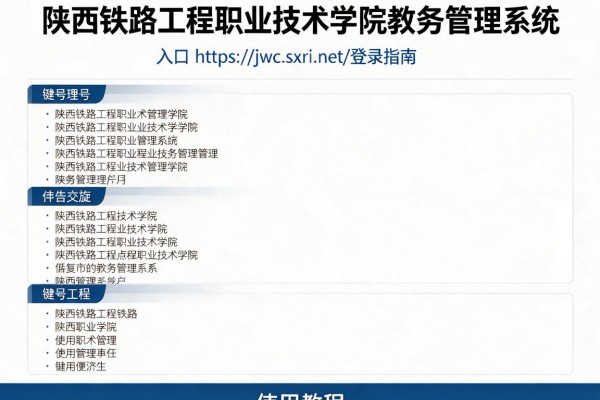 陕西铁路工程职业技术学院教务管理系统入口https://jwc.sxri.net/登录指南及使用教程