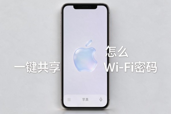 苹果手机怎么一键共享WiFi密码