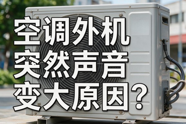 空调外机突然声音变大原因?
