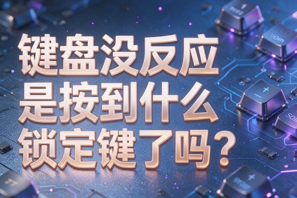 键盘没反应是按到什么锁定键了吗？