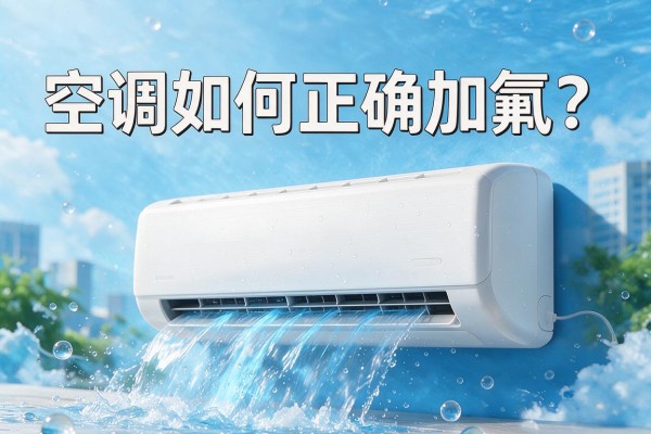 空调如何正确加氟?