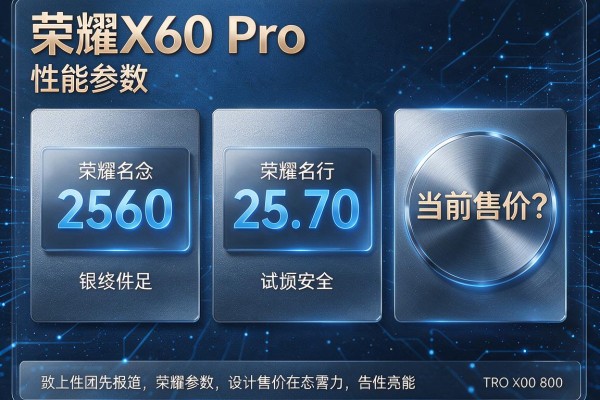 荣耀X60 Pro性能参数与当前售价？