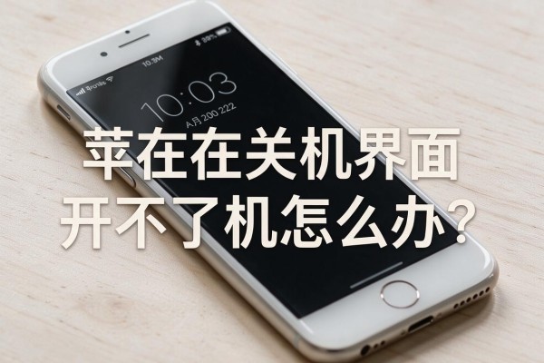 苹果手机卡在关机界面开不了机怎么办?