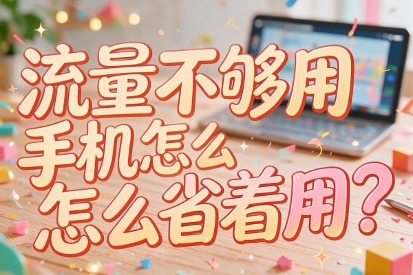 流量不够用手机怎么省着用?