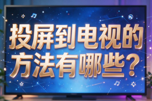 投屏到电视的方法有哪些？