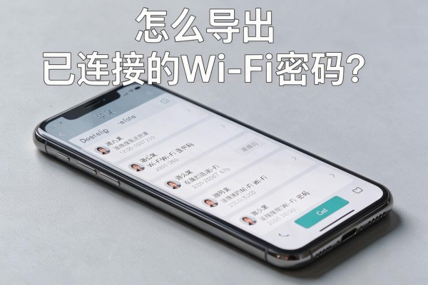 苹果手机怎么导出已连接的Wi-Fi密码?