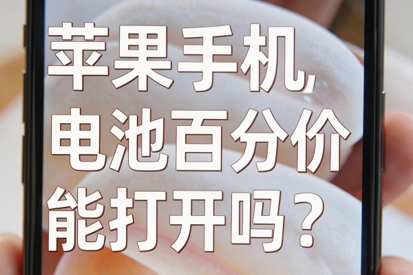 苹果手机电池百分比能打开吗?