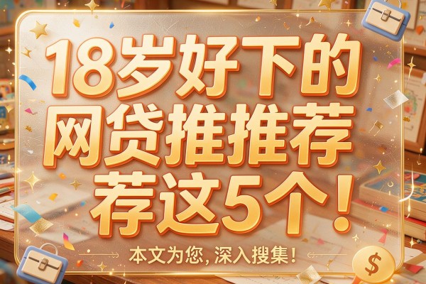 18岁好下的网贷推荐这5个！本文为您深入搜集！