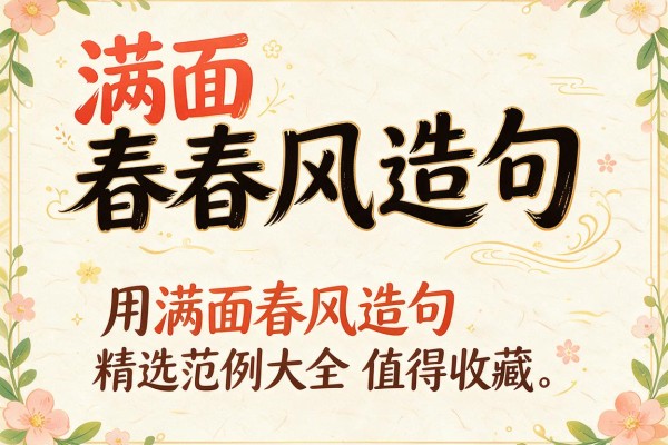 满面春风造句-用满面春风造句精选范例大全值得收藏