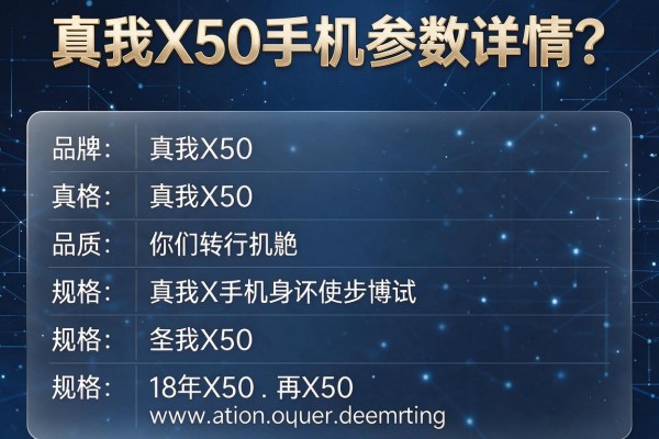 真我X50手机参数详情？