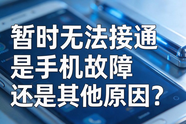 暂时无法接通是手机故障还是其他原因?