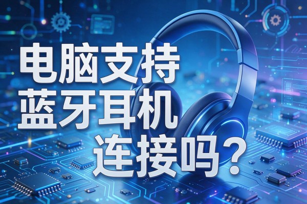 电脑支持蓝牙耳机连接吗？