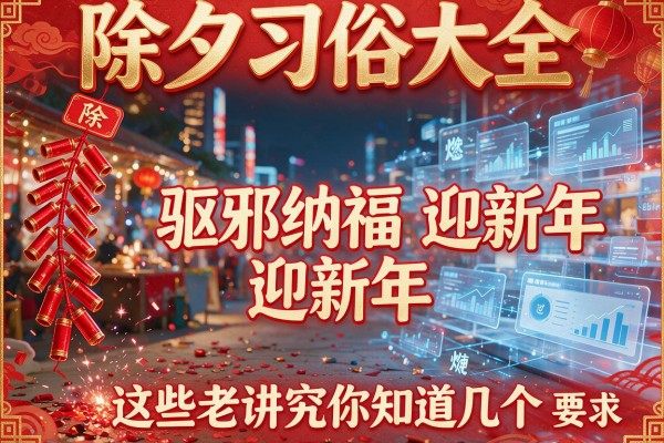 除夕习俗大全之燃鞭炮 驱邪纳福迎新年 这些老讲究你知道几个