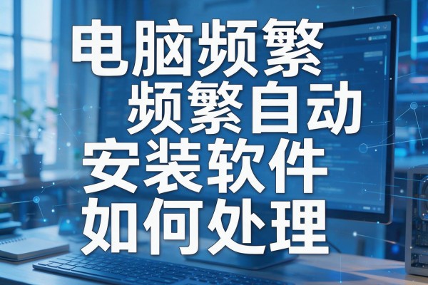 电脑频繁自动安装软件如何处理