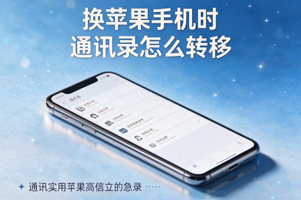 换苹果手机时通讯录怎么转移