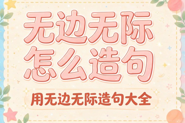 无边无际怎么造句-用无边无际造句大全