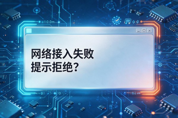 网络接入失败提示拒绝?