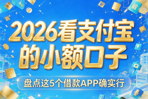 2026看支付宝的小额口子,盘点这5个借款APP确实行