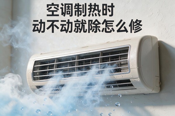 空调制热时动不动就除霜怎么修