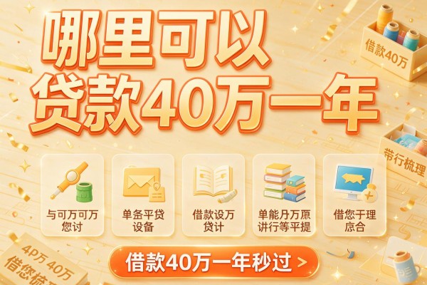 哪里可以贷款40万一年,带您梳理五个借款40万一年秒过的app