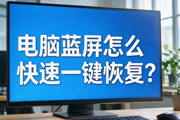 电脑蓝屏怎么快速一键恢复?