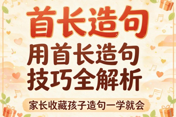 首长造句-用首长造句技巧全解析,家长收藏孩子造句一学就会