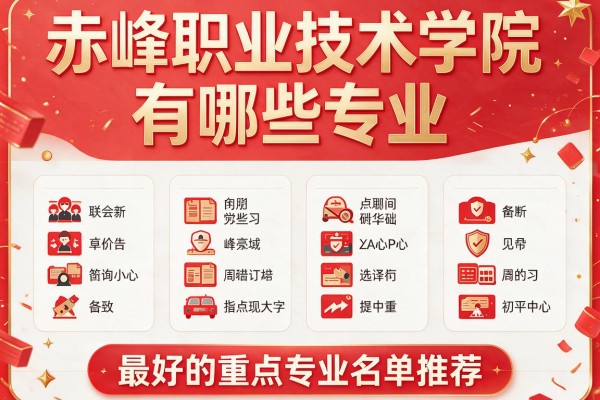 赤峰职业技术学院有哪些专业 最好的重点专业名单推荐