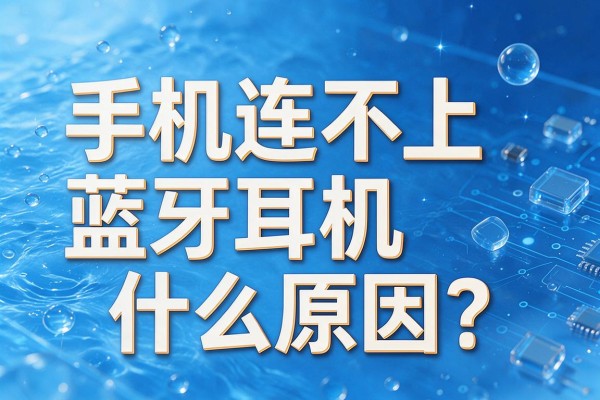 手机连不上蓝牙耳机什么原因?