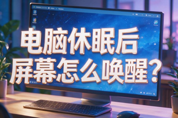 电脑休眠后屏幕怎么唤醒?