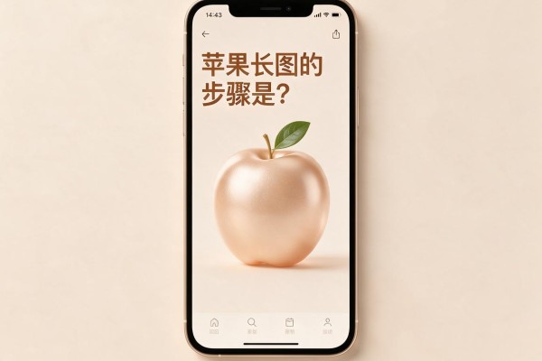 苹果手机截长图的步骤是?
