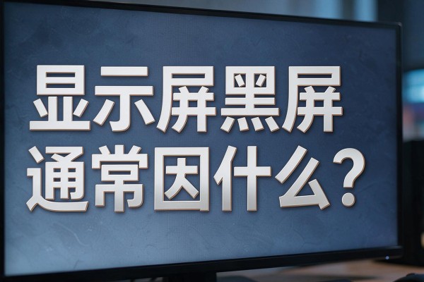 显示屏黑屏通常因为什么?