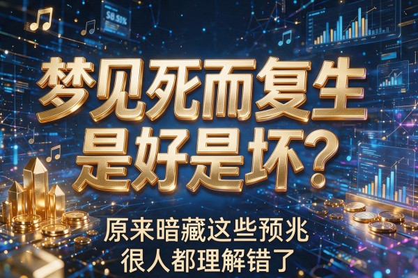 梦见死而复生是好是坏?原来暗藏这些预兆,很多人都理解错了
