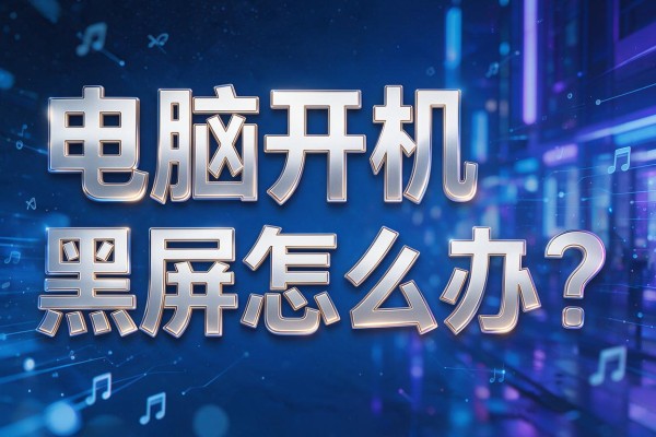 电脑开机黑屏怎么办？