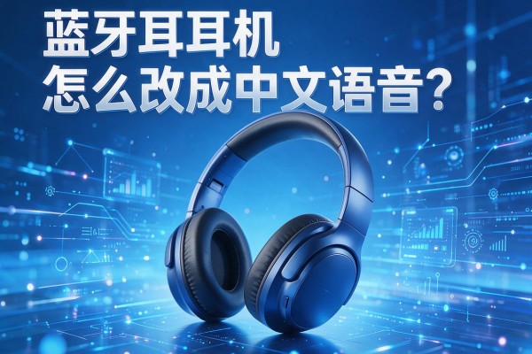 蓝牙耳机怎么改成中文语音?