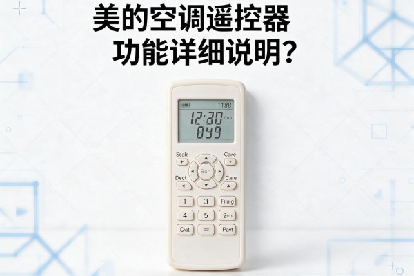 美的空调遥控器功能详细说明?