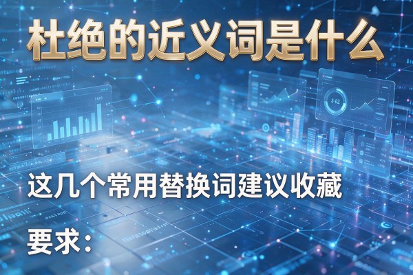 杜绝的近义词是什么 这几个常用替换词建议收藏