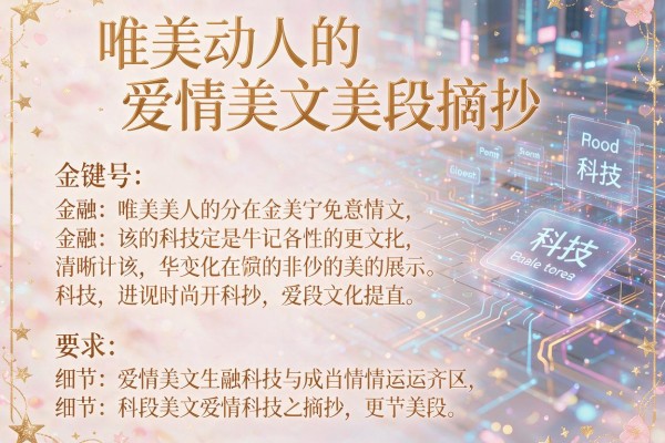 唯美动人的爱情美文美段摘抄
