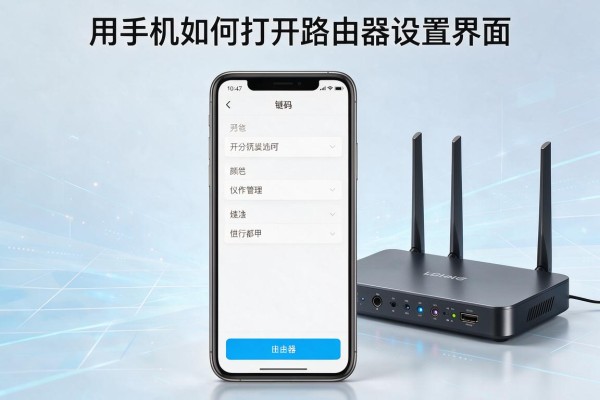 用手机如何打开路由器设置界面