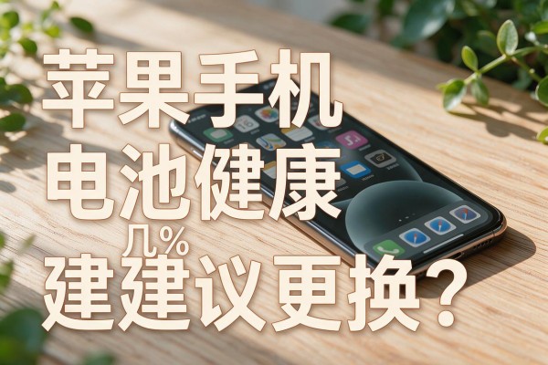 苹果手机电池健康几%建议更换?