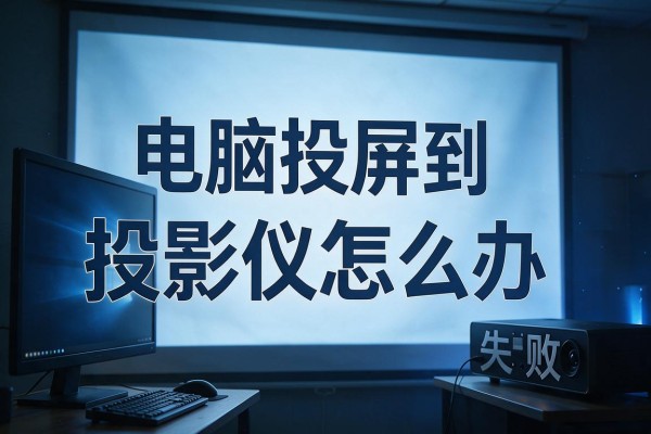 电脑投屏到投影仪失败怎么办
